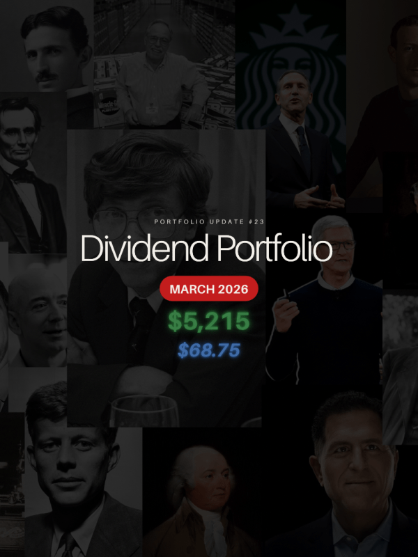DP.23 | Dividend Portfolio Update #23 (March&nbsp;2026)