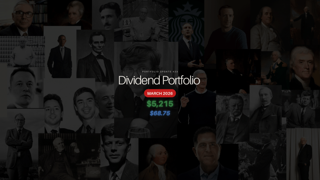 DP.23 | Dividend Portfolio Update #23 (March&nbsp;2026)